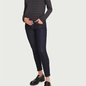 Hatch maternity slim jeans denim in Rinse size 25